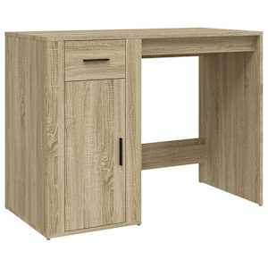vidaXL kirjutuslaud, Sonoma tamm, 100 x 49 x 75 cm, tehispuit