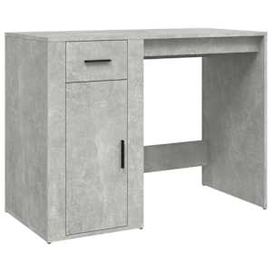 Psací stůl betonově šedý 100 x 49 x 75 cm kompozitní dřevo - obrázek 2