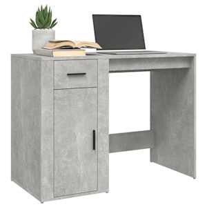 Psací stůl betonově šedý 100 x 49 x 75 cm kompozitní dřevo - obrázek 4