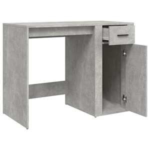 Psací stůl betonově šedý 100 x 49 x 75 cm kompozitní dřevo - obrázek 7