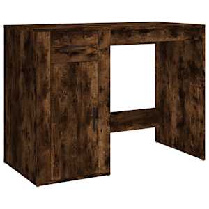 Psací stůl kouřový dub 100 x 49 x 75 cm kompozitní dřevo - obrázek 2