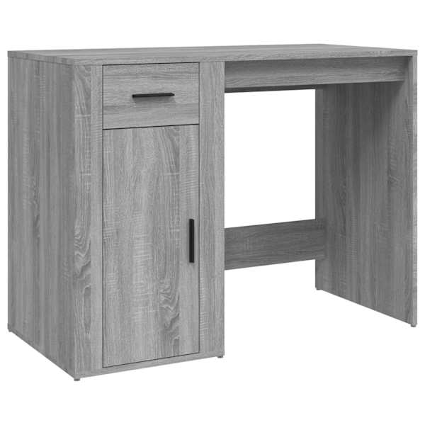 vidaXL kirjutuslaud, hall Sonoma tamm, 100 x 49 x 75 cm, tehispuit