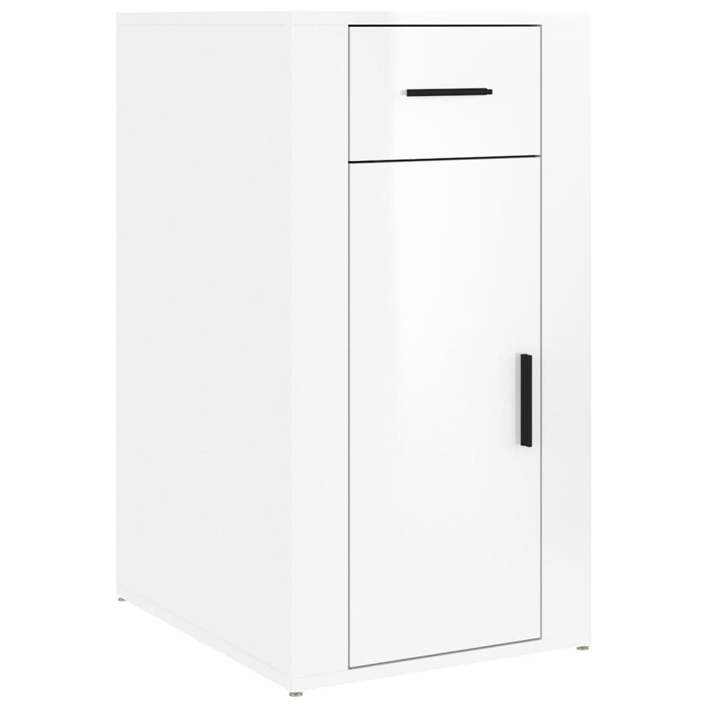 Thumbnail - vidaXL Büroschrank Hochglanz-Weiß 40x49x75 cm Holzwerkstoff