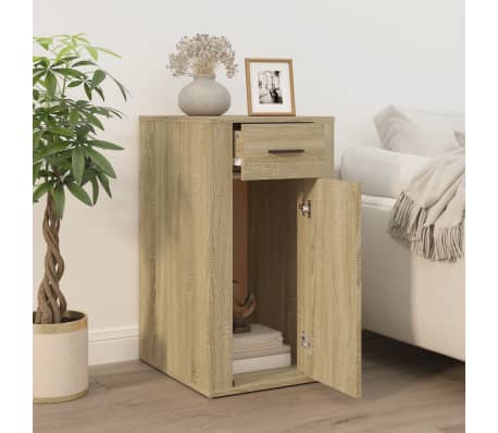 vidaXL B&uuml;roschrank Sonoma-Eiche 40x49x75 cm Holzwerkstoff