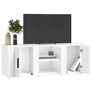 TV skříňka bílá 100x31,5x35 cm kompozitní dřevo - obrázek 4