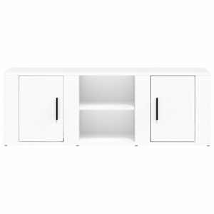 TV skříňka bílá 100x31,5x35 cm kompozitní dřevo - obrázek 5