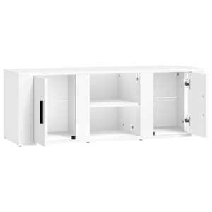 TV skříňka bílá 100x31,5x35 cm kompozitní dřevo - obrázek 7