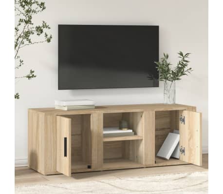 vidaXL Έπιπλο Τηλεόρασης Sonoma Δρυς 100x31,5x35 εκ. Επεξ. Ξύλο