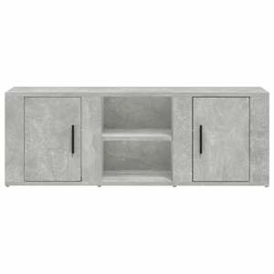 TV skříňka betonově šedá 100 x 31,5 x 35 cm kompozitní dřevo - obrázek 5