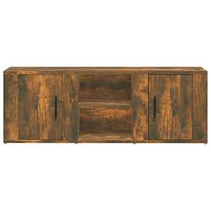 TV skříňka kouřový dub 100x31,5x35 cm kompozitní dřevo - obrázek 5