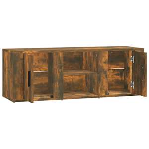 TV skříňka kouřový dub 100x31,5x35 cm kompozitní dřevo - obrázek 7