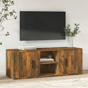 TV skříňka kouřový dub 100x31,5x35 cm kompozitní dřevo - obrázek 1