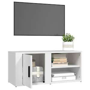 TV skříňky 2 ks bílé 80 x 31,5 x 36 cm kompozitní dřevo - obrázek 5