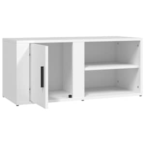TV skříňky 2 ks bílé 80 x 31,5 x 36 cm kompozitní dřevo - obrázek 9