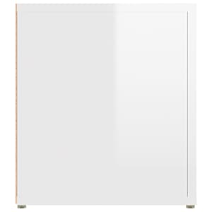 TV skříňky 2 ks bílé vysoký lesk 80x31,5x36 cm kompozitní dřevo - obrázek 8