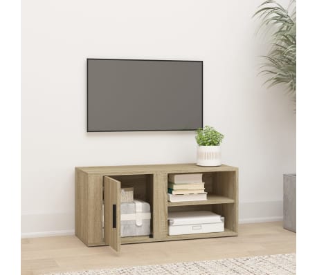 vidaXL Έπιπλο Τηλεόρασης Sonoma Δρυς 80x31,5x36 εκ. Επεξεργασμένο Ξύλο