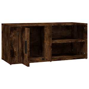 TV skříňky 2 ks kouřový dub 80 x 31,5 x 36 cm kompozitní dřevo - obrázek 9