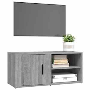 TV skříňka šedá sonoma 80 x 31,5 x 36 cm kompozitní dřevo - obrázek 4