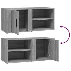 TV skříňky 2 ks šedé sonoma 80 x 31,5 x 36 cm kompozitní dřevo - obrázek 10
