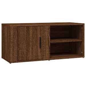 TV skříňky 2 ks hnědý dub 80 x 31,5 x 36 cm kompozitní dřevo - obrázek 6