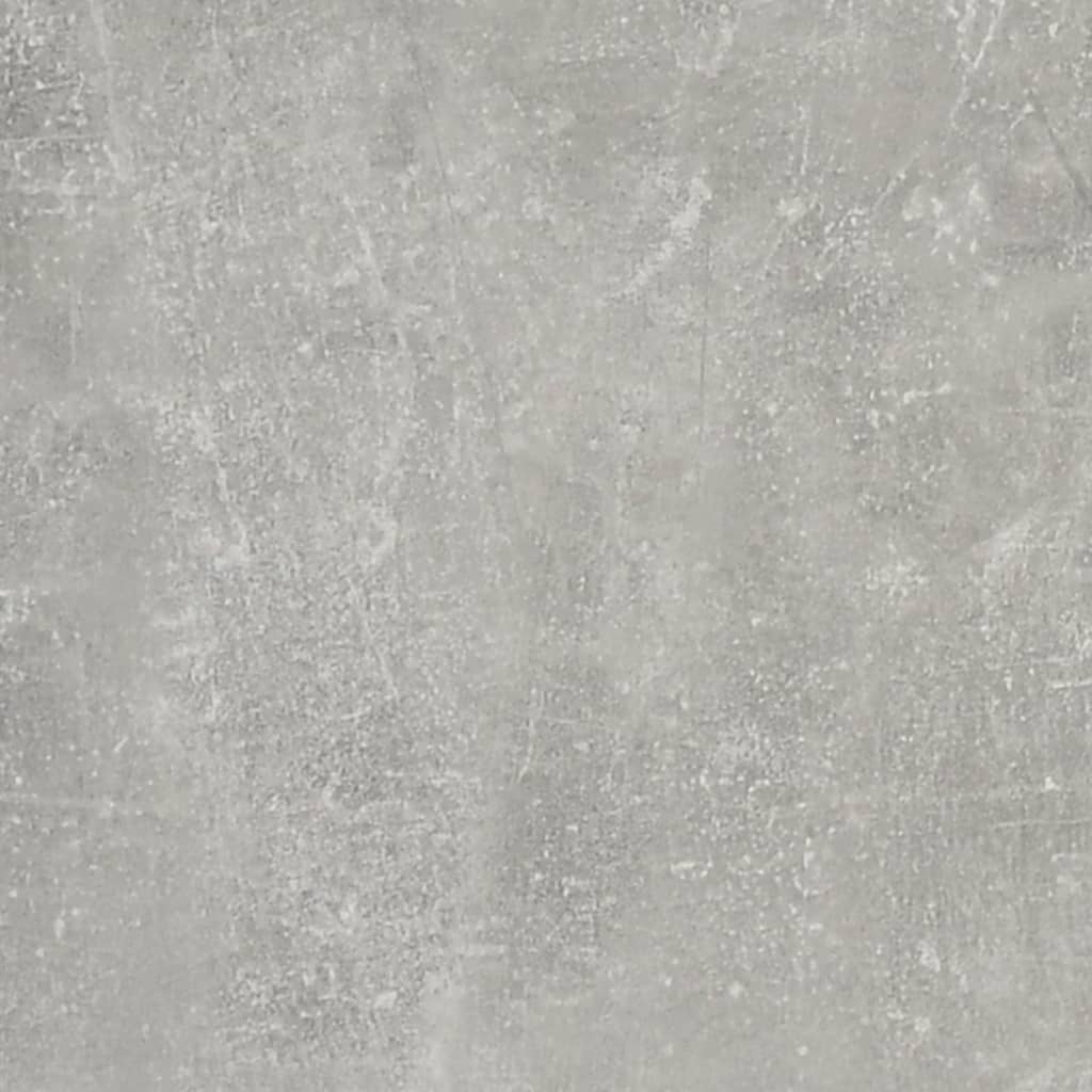 Mese laterale, 2 buc., gri beton, 50x46x35 cm, lemn compozit