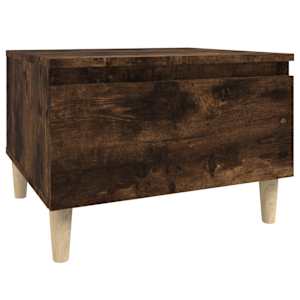 Odkládací stolky 2 ks kouřový dub 50x46x35 cm kompozitní dřevo - obrázek 7