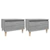 vidaXL lisalauad 2 tk, hall Sonoma tamm, 50 x 46 x 35 cm, tehispuit