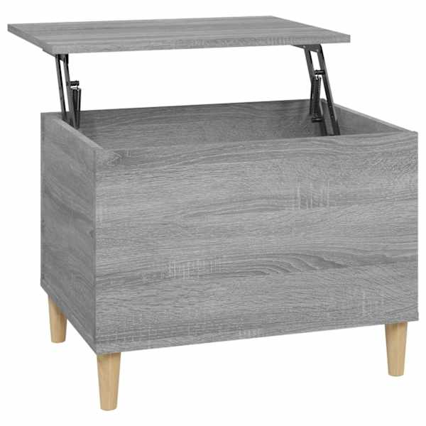 vidaXL kohvilaud, hall Sonoma tamm, 60x44,5x45 cm, tehispuit