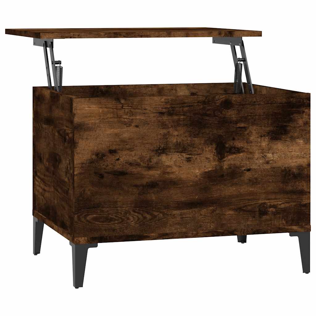 vidaXL Konferenční stolek kouřový dub 60x44,5x45 cm kompozitní dřevo