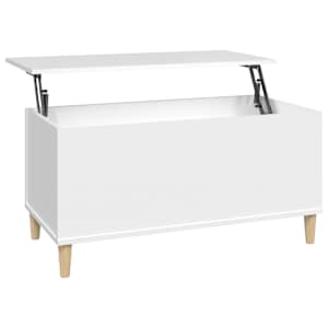 Konferenční stolek bílý 90 x 44,5 x 45 cm kompozitní dřevo - obrázek 2