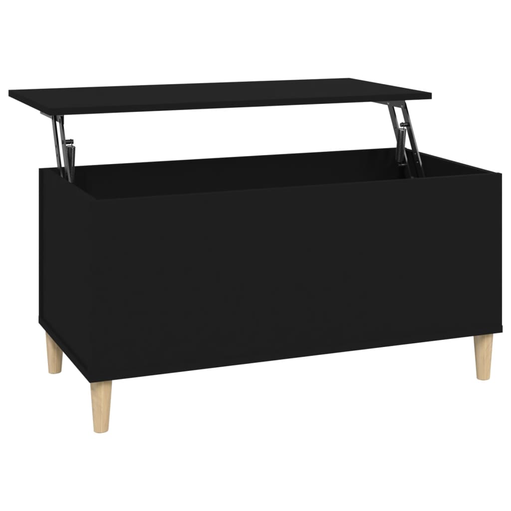 vidaXL Konferenční stolek černý 90 x 44,5 x 45 cm kompozitní dřevo