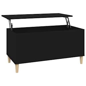 Konferenční stolek černý 90 x 44,5 x 45 cm kompozitní dřevo - obrázek 2