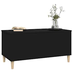 Konferenční stolek černý 90 x 44,5 x 45 cm kompozitní dřevo - obrázek 4