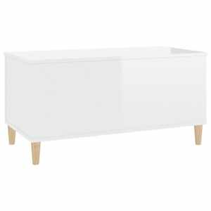 Konferenční stolek lesklý bílý 90x44,5x45 cm kompozitní dřevo - obrázek 6