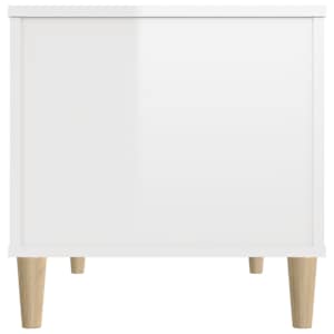 Konferenční stolek lesklý bílý 90x44,5x45 cm kompozitní dřevo - obrázek 8