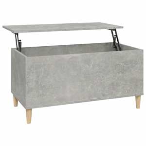 Konferenční stolek betonově šedý 90x44,5x45 cm kompozitní dřevo - obrázek 2