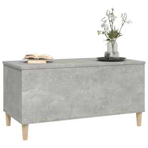 Konferenční stolek betonově šedý 90x44,5x45 cm kompozitní dřevo - obrázek 4