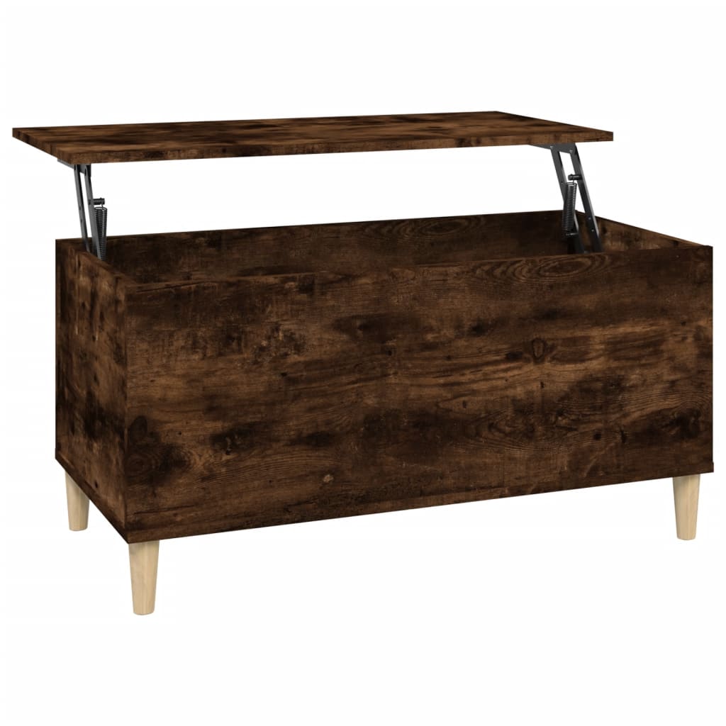 Thumbnail - vidaXL Couchtisch Räuchereiche 90x44,5x45 cm Holzwerkstoff