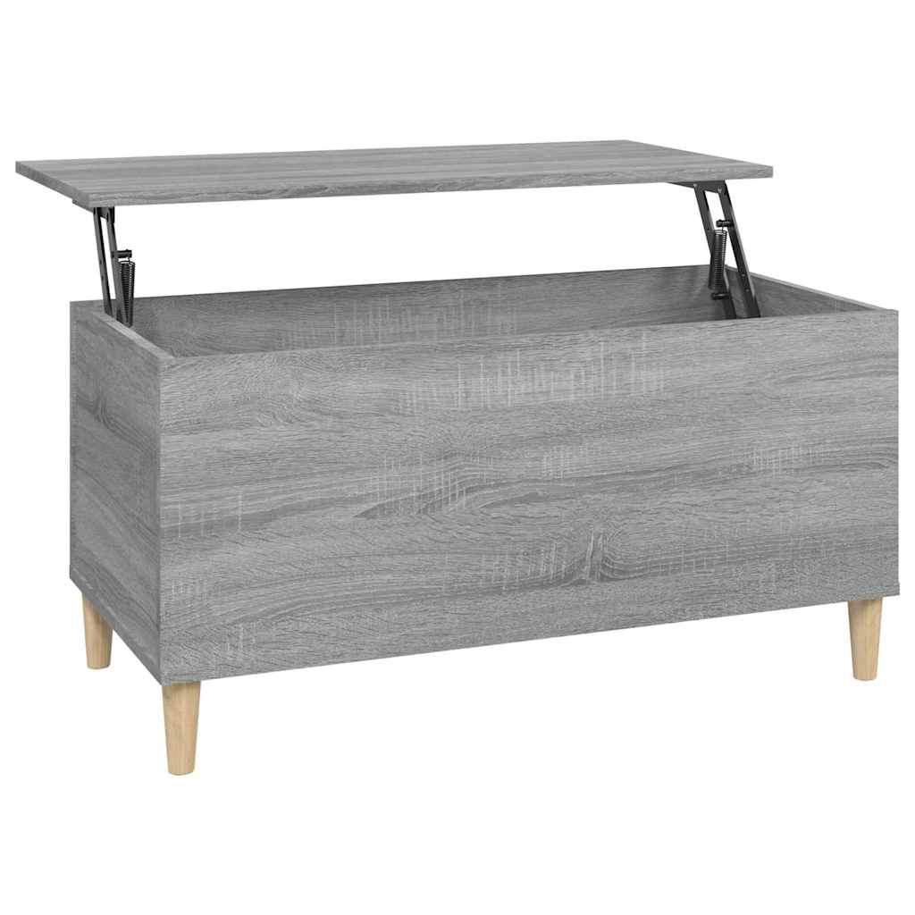 vidaXL Konferenční stolek šedý sonoma 90x44,5x45 cm kompozitní dřevo