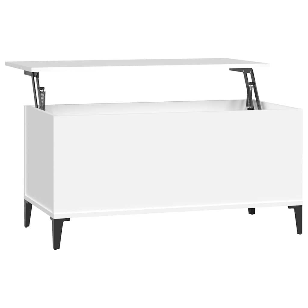vidaXL Konferenční stolek bílý 90 x 44,5 x 45 cm kompozitní dřevo