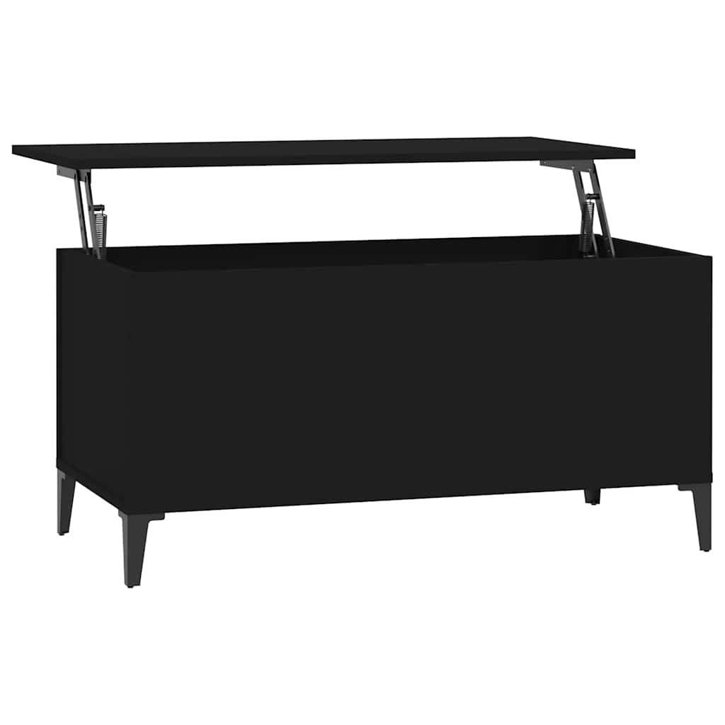 vidaXL Konferenční stolek černý 90 x 44,5 x 45 cm kompozitní dřevo