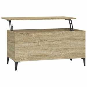 Konferenční stolek dub sonoma 90x44,5x45 cm kompozitní dřevo - obrázek 2