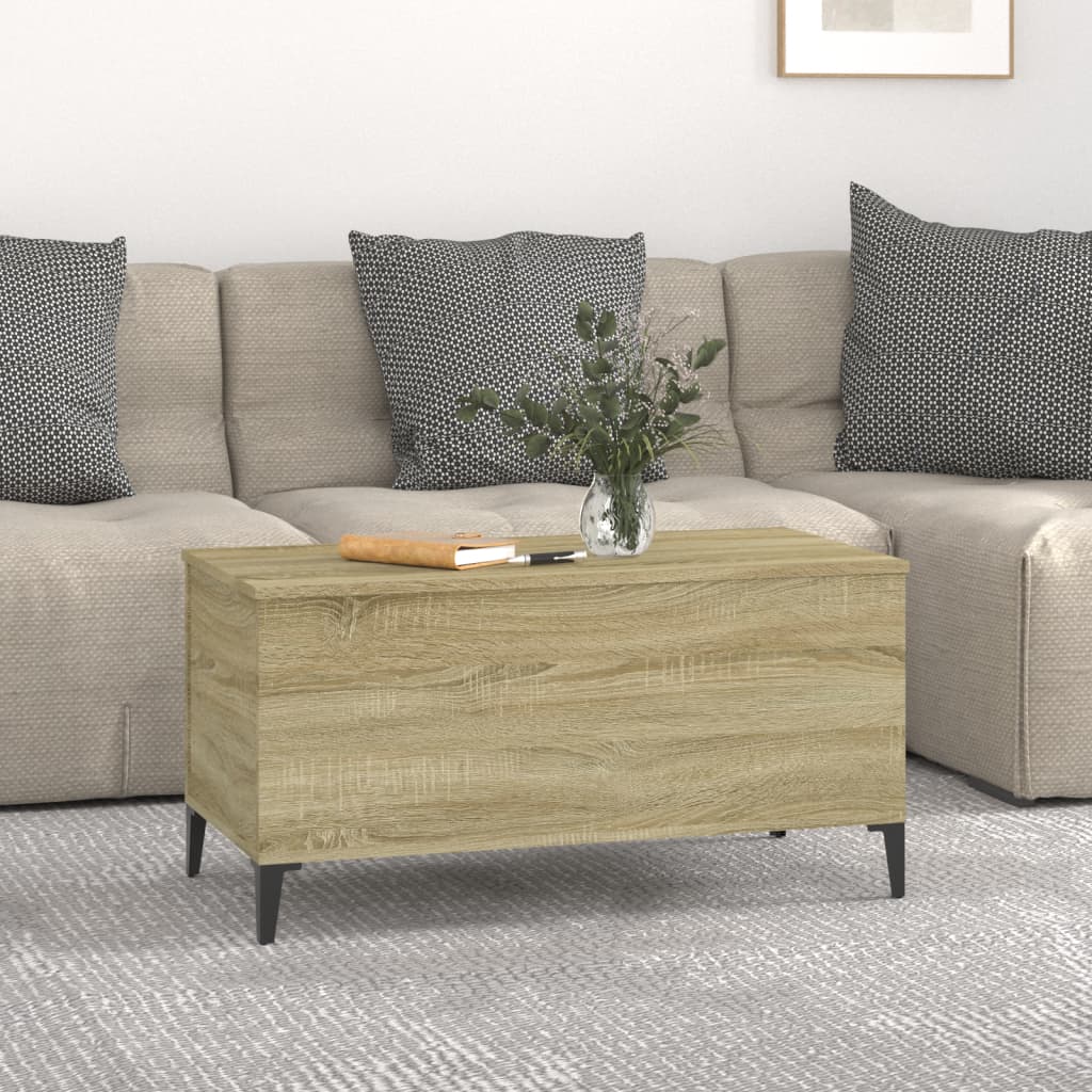 Thumbnail - vidaXL Couchtisch Sonoma-Eiche 90x44,5x45 cm Holzwerkstoff