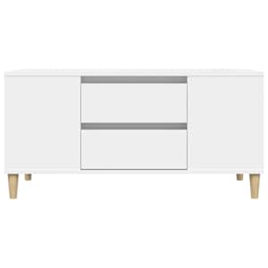 TV skříňka bílá 102x44,5x50 cm kompozitní dřevo - obrázek 7