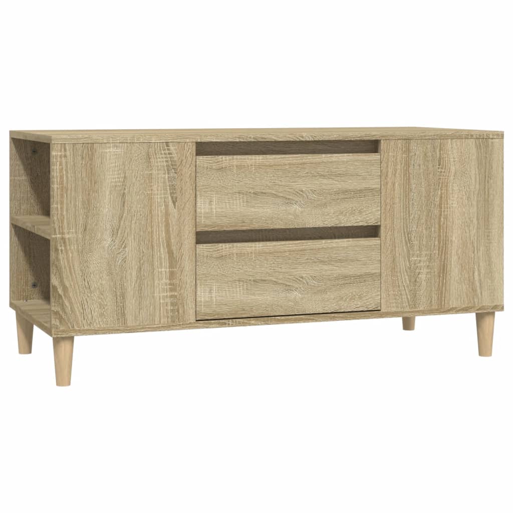 vidaXL TV skříňka dub sonoma 102x44,5x50 cm kompozitní dřevo