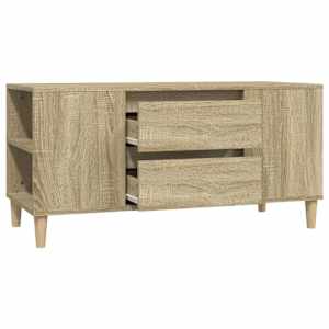 TV skříňka dub sonoma 102x44,5x50 cm kompozitní dřevo - obrázek 6