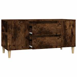 TV skříňka kouřový dub 102x44,5x50 cm kompozitní dřevo - obrázek 6