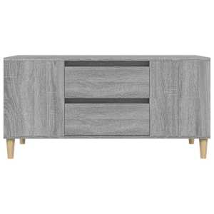 TV skříňka šedá sonoma 102x44,5x50 cm kompozitní dřevo - obrázek 7