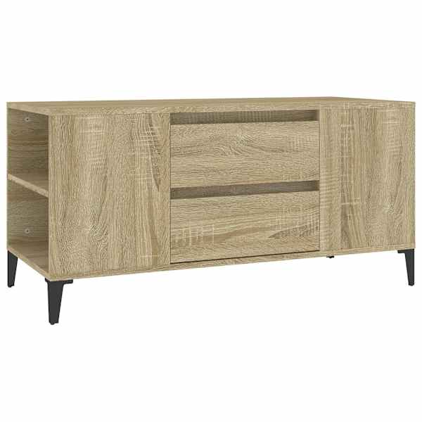 vidaXL telerikapp, Sonoma tamm, 102x44,5x50 cm, tehispuit
