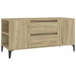 TV skříňka dub sonoma 102x44,5x50 cm kompozitní dřevo - obrázek 2